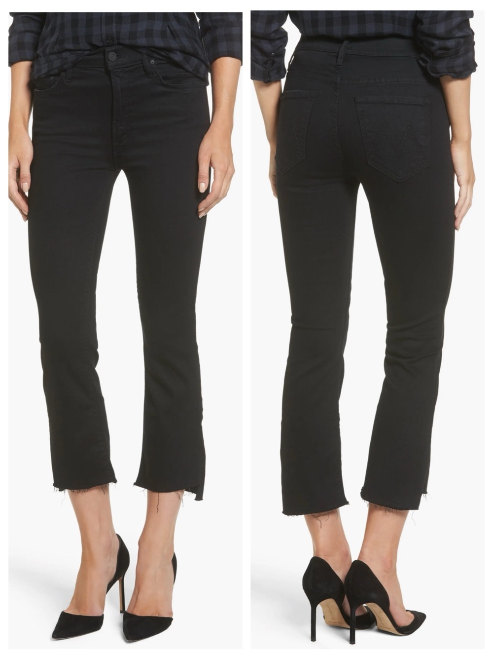 MOTHER Insider Crop Step Fray Jeans - Not Guilty, 30